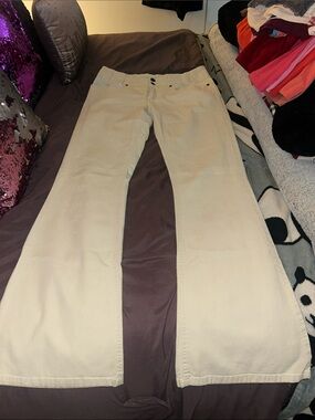 Mudd Women's Wide Leg Pants in Beige